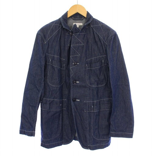 【中古】エンジニアードガーメンツ Engineered Garments 24SS Bedford Jacket 8oz Cone Denim ベッドフォードジャケット デニム カバーオール アウター ピークドラペル ジグザグ ステッチワーク 刺繍 XXS インディゴ IK099 /BB メンズ 【ベクトル 古着】 250524 【中古】エンジニアードガーメンツ Engineered Garments 24SS Bedford Jacket 8oz Cone Denim ベッドフォードジャケット デニム カバーオール アウター ピークドラペル ジグザグ ステッチワーク 刺繍 XXS インディゴ IK099 /BB メンズ 【ベクトル 古着】 250524