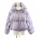 【中古】ファーファー furfur 24AW リボンショートダウン 中綿ジャケット ナイロン アウター F ライトパープル RWFJ245035 /AN46 レディース 【ベクトル 古着】 250527(4)