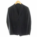 【中古】マーガレットハウエル MARGARET HOWELL FOX BROTHERS生地 テーラードジャケット シングル ウール S 黒 ブラック 579-120501 /AN40 メンズ 【ベクトル 古着】 250527(4)