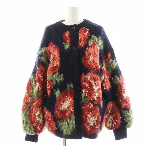 【中古】アメリヴィンテージ Ameri VINTAGE 23AW VERONICAJACQUARDKNIT カーディガン 総柄 花柄 F 紺 ネイビー 赤 レッド 01320170880 /AN36 レディース 【ベクトル 古着】 250529 【中古】アメリヴィンテージ Ameri VINTAGE 23AW VERONICAJACQUARDKNIT カーディガン 総柄 花柄 F 紺 ネイビー 赤 レッド 01320170880 /AN36 レディース 【ベクトル 古着】 250529