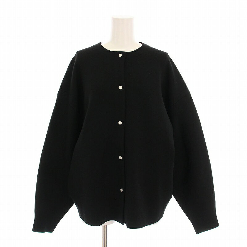 【中古】アンクレイヴ uncrave カーディガン ニット 長袖 2 黒 /YM レディース 【ベクトル 古着】 250603のサムネイル