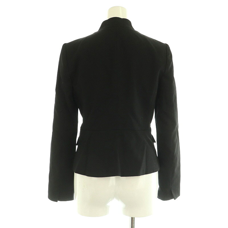 【中古】ピンキー&ダイアン ピンダイ PINKY&DIANNE スーツ セットアップ上下 ノーカラージャケット タイトスカート 36 ブラック /MY ■OS レディース 【ベクトル 古着】 250630