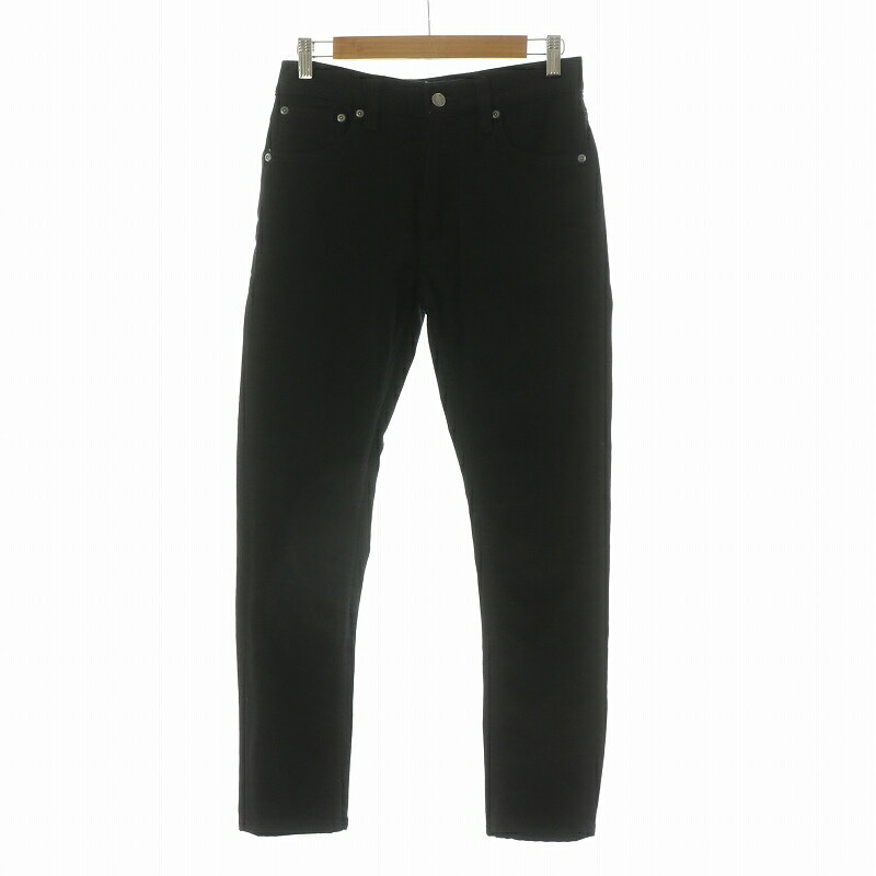 【中古】ヌーディージーンズ nudie jeans デニムパンツ ジーンズ ジーパン スキニー テーパード W29L30 ブラック SE-41117 /NQ メンズ 【ベクトル 古着】 250609