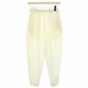 【中古】未使用品 エンフォルド ENFOLD 24AW フロントカーブパンツ FRONT CURVE PANTS スラックス イージーパンツ タグ付き 36 白...