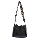 【中古】ステラマッカートニー STELLA McCARTNEY ショルダーバッグ ロゴ フェイクレザー 黒 /BM レディース 【ベクトル 古着】 250612