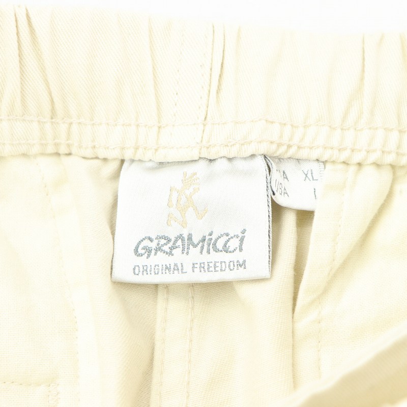 【中古】グラミチ GRAMICCI ルーズテーパードパンツ LOOSE TAPERED PANT クライミングパンツ コットン XL 白 ホワイト G103-OGT /AN33 メンズ 【ベクトル 古着】 250611