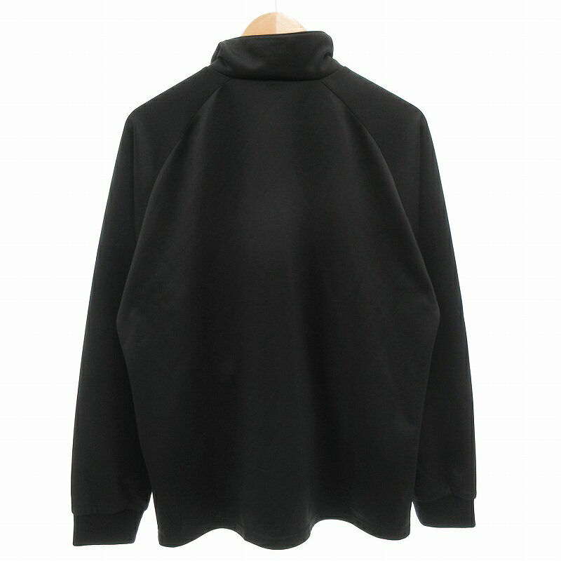 【中古】アンブロ UMBRO トラックジャケット ブルゾン ジップアップ ロゴプリント O 黒 ブラック /FF メンズ 【ベクトル 古着】 250630