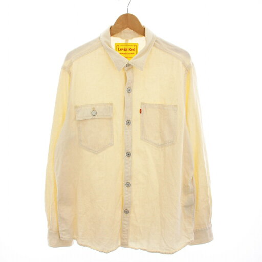 【中古】リーバイスレッド Levi's RED デニム シャツジャケット XL アイボリー 白 /YM メンズ 【ベクトル 古着】 250616 【中古】リーバイスレッド Levi's RED デニム シャツジャケット XL アイボリー 白 /YM メンズ 【ベクトル 古着】 250616