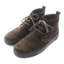 【中古】トッズ TOD'S スエードデザートブーツ シューズ レースアップ 5.5 ブラウン /NQ メンズ 【ベクトル 古着】 250618