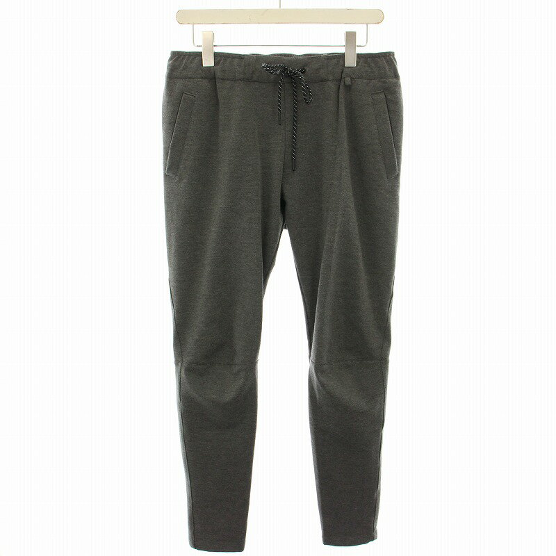 【中古】カンビオ CAMBIO ハイパーストレッチテーパードパンツ スウェットパンツ ジャージ イージー M グレー 18005M21CM /HN メンズ 【ベクトル 古着】 250619