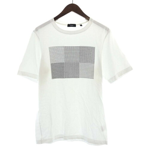 【中古】セオリー Theory PATCHWORK PRT CASY TEE Tシャツ カットソー プリント 半袖 S 白 ホワイト 09-3101012-000-902 /RO メンズ 【ベクトル 古着】 250624 【中古】セオリー Theory PATCHWORK PRT CASY TEE Tシャツ カットソー プリント 半袖 S 白 ホワイト 09-3101012-000-902 /RO メンズ 【ベクトル 古着】 250624