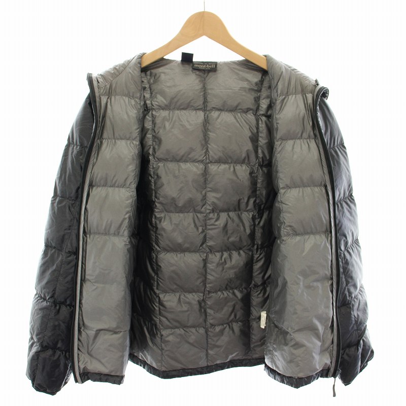 【中古】モンベル Montbell U.L.ダウンインナーパーカ ダウンジャケット アウター M 黒 ブラック 1101317 /YT メンズ 【ベクトル 古着】 250627