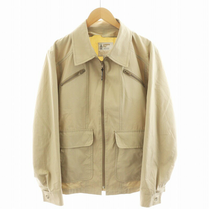 【中古】ロンドンフォグ LONDON FOG ジャケット ブルゾン 42 ベージュ /AN39 メンズ 【ベクトル 古着】 250703
