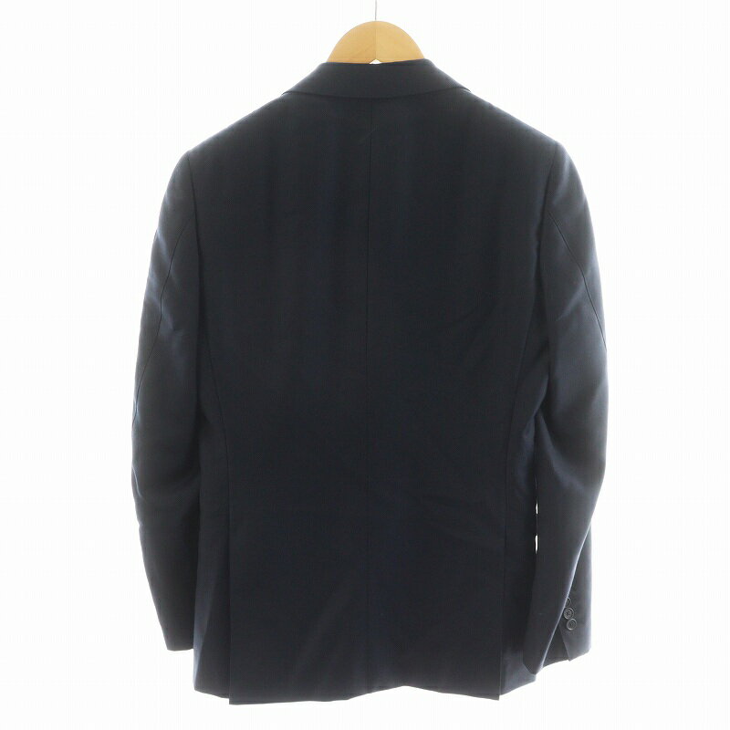 【中古】ビームス BEAMS カスタムテーラー Custom Tailor スーツ テーラードジャケット シングル パンツ スラックス ウール 紺 ネイビー /AN50 メンズ 【ベクトル 古着】 250717