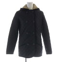 【中古】トラディショナルウェザーウェア Traditional Weatherwear 中綿コート ミドル キルティング フーディー 34 黒 ブラック 092DT-2003H /RO レディース 【ベクトル 古着】 250721|詳細画像