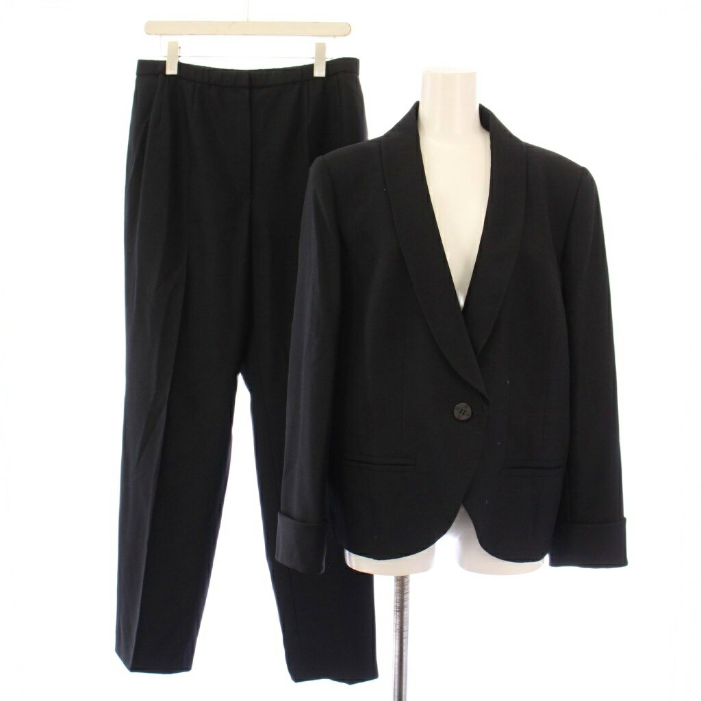 【中古】ジバンシィ GIVENCHY GLAMOUR セットアップ テーラードジャケット アウター シングル 総裏地 ..