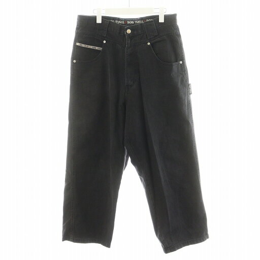 【中古】ドッグタウン DOGTOWN 90s デニムパンツ ジーンズ ジーパン ロゴ ジッパーフライ L 黒 ブラック DTB-2347 /AN34 メンズ 【ベクトル 古着】 250724 【中古】ドッグタウン DOGTOWN 90s デニムパンツ ジーンズ ジーパン ロゴ ジッパーフライ L 黒 ブラック DTB-2347 /AN34 メンズ 【ベクトル 古着】 250724