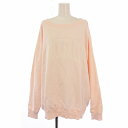 【中古】スピック&スパン Spick&Span 25SS ルーズロゴスウェット トレーナー プルオーバー 長袖 クルーネック F ピンク 25070200901...