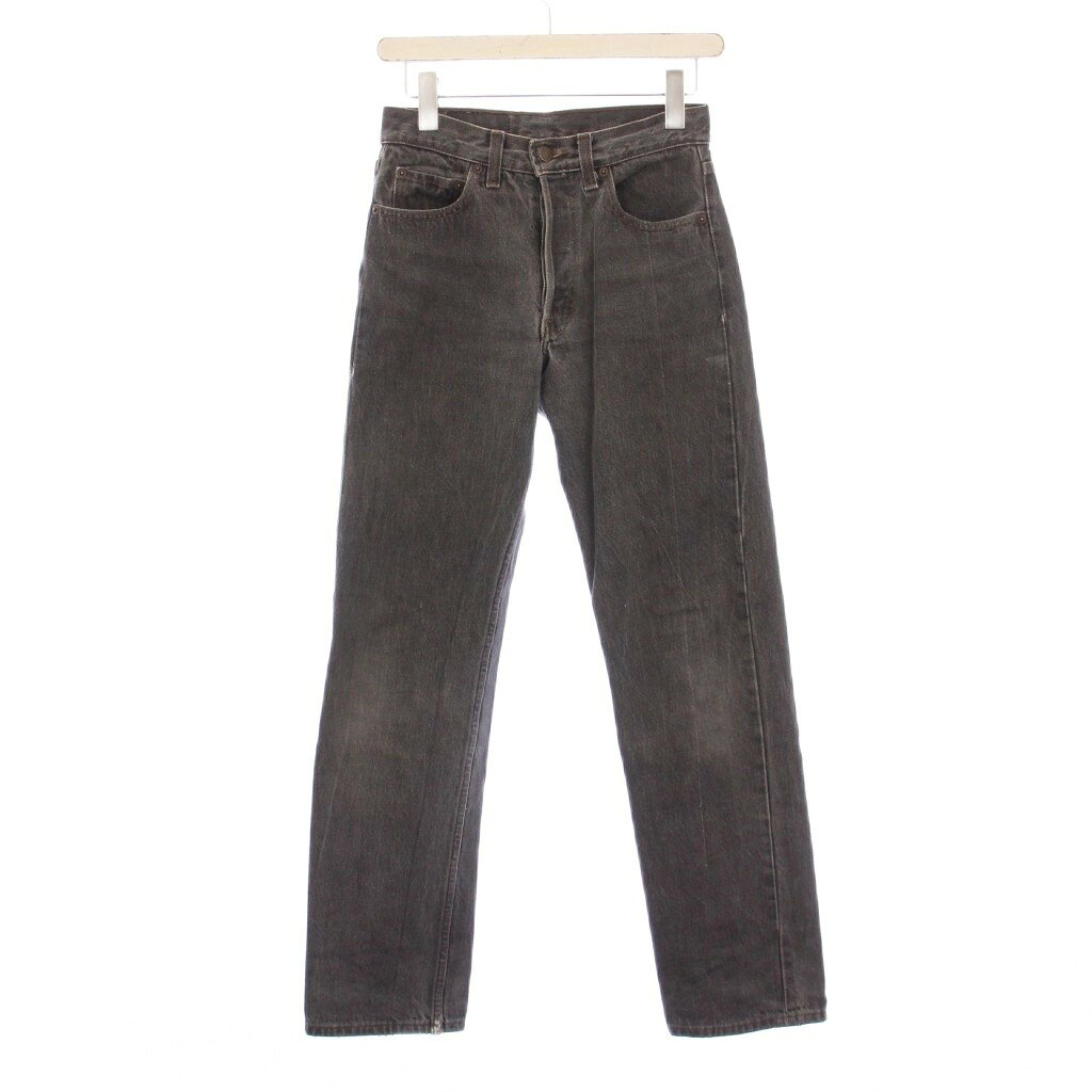 【中古】リーバイス Levi's 1988年 USA製 先染め デニムパンツ ジーンズ ストレート W27 L34 グレー 501-0658 /KH メンズ 【ベクトル 古着】 250805
