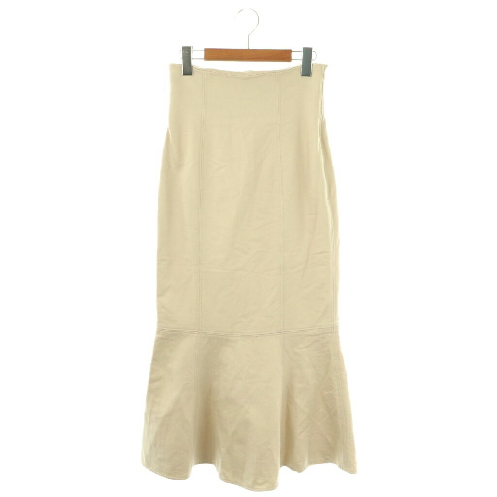 【中古】スナイデル SNIDEL ハイウエストタイトスカート マキシ ロング 0 アイボリー /AT レディース 【ベクトル 古着】 250815