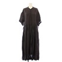 【中古】イクナ/スズキタカユキ ikkuna / suzuki takayuki flared-sleeve dress フレアスリーブドレス シャツワンピース...