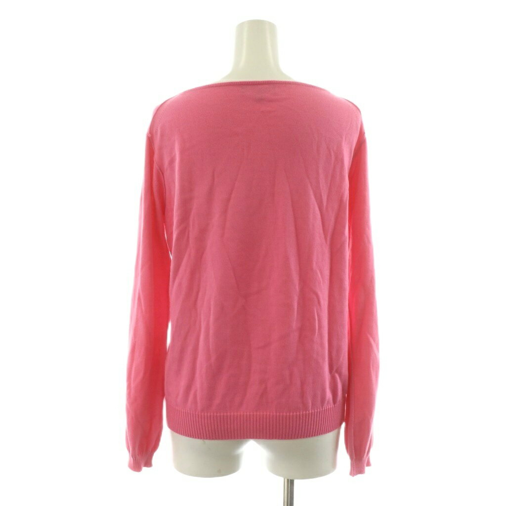 【中古】ドゥロワー Drawer ニット カットソー 長袖 薄手 プルオーバー 1 ピンク 55131060409 /NQ レディース 【ベクトル 古着】 250819