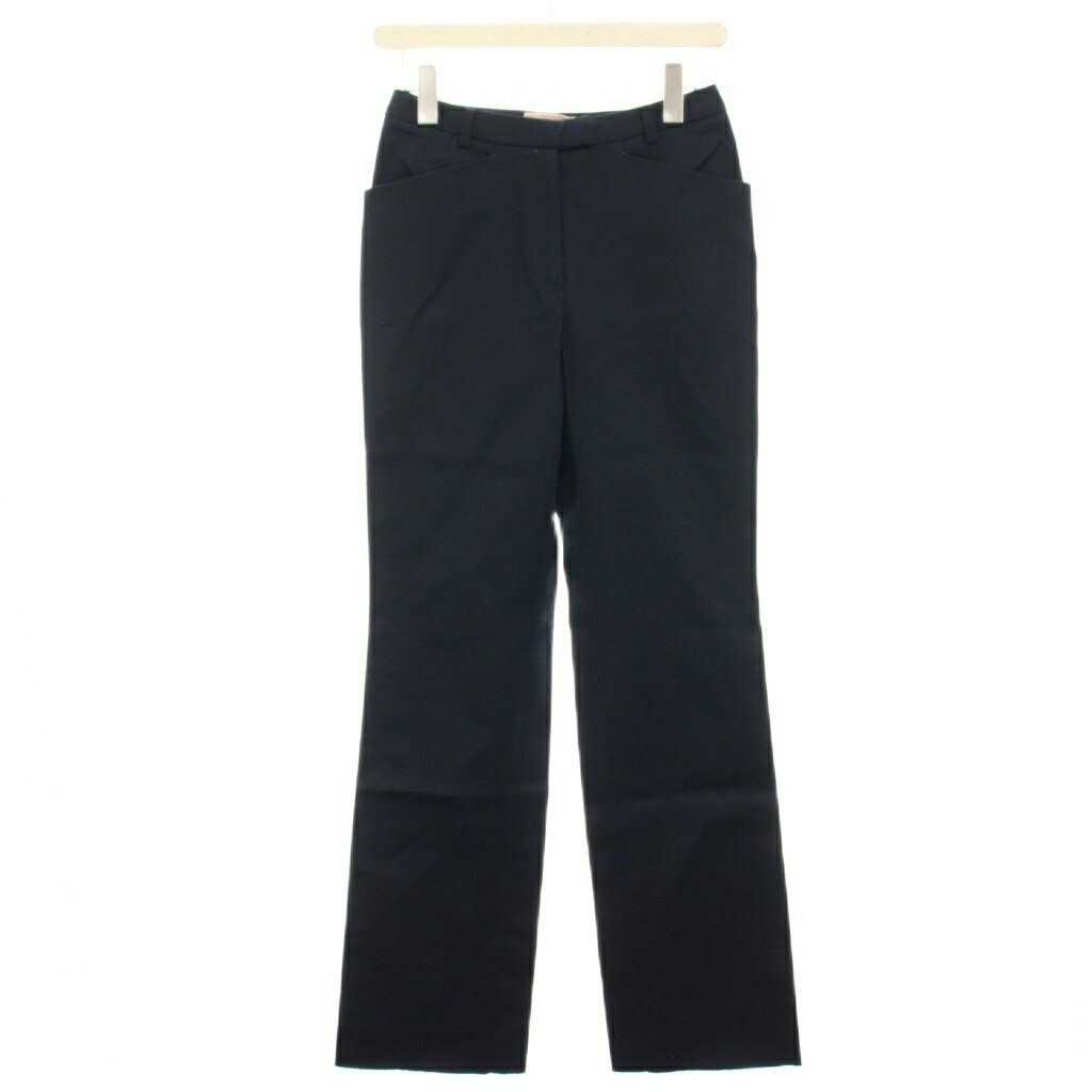 【中古】未使用品 オールドイングランド OLD ENGLAND チノパンツ フレアパンツ ブーツカット カットオフ 36 紺 ネイビー 21-931768 /HN レディース 【ベクトル 古着】 250829(4)