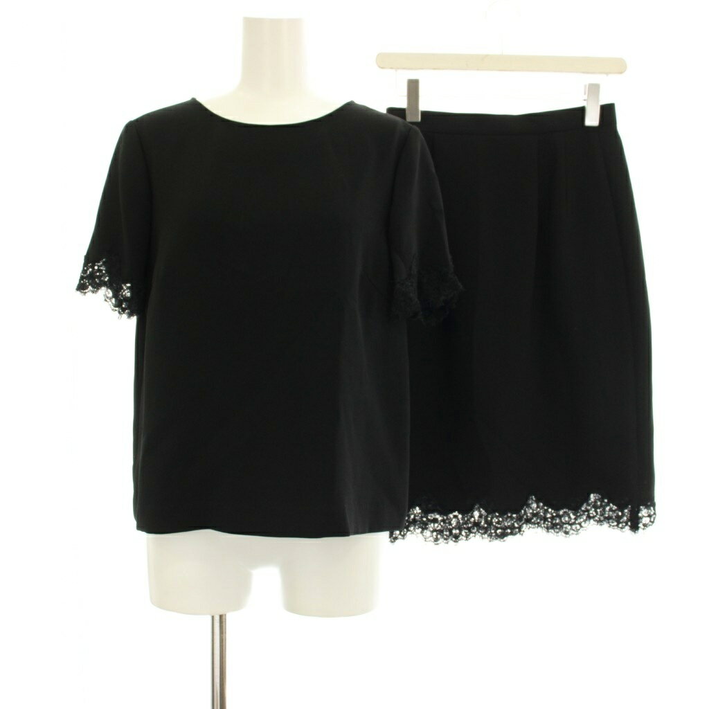 【中古】アナイ ANAYI セットアップ ブラウス スカート 半袖 ひざ丈 レース 38 黒 ブラック 101621-13-240-95-380 101621-11-240-95-380 /OR レディース 【ベクトル 古着】 250827ブランドアナイ ANAYI表記サイズ38実寸サイズジャケット 肩幅：約35cm　ジャケット 身幅：約46cm　ジャケット 袖丈：約22cm　ジャケット 着丈：約52cm　スカート ウエスト：約66cm　スカート ヒップ：約78cm　スカート丈：約60cm　　素材トップス本体 トリアセテート ポリエステル レース レーヨン 綿 ナイロン スカート表地 トリアセテート 本体 ポリエステル レース レーヨン 綿 ナイロン 裏地 ポリエステル色黒 ブラック 状態使用感が少なく、かなり状態の良い商品です。 ※あくまでも中古品ですので掲載写真や記載内容をご確認いただき、ご理解の上ご購入ください。 備考101621-13-240-95-380 101621-11-240-95-380 (株)ファーイーストカンパニー商品のお問い合わせの回答を休止しております。＊各商品ページの商品詳細等をご確認の上ご購入ください。【中古】アナイ ANAYI セットアップ ブラウス スカート 半袖 ひざ丈 レース 38 黒 ブラック 101621-13-240-95-380 101621-11-240-95-380 /OR レディース 【ベクトル 古着】 250827状態ランク　”A”詳細については、下記および「状態ランクについて」ページをご覧ください。未使用・新品の商品ほぼ新品同様の商品使用感が少なく、かなり状態の良い商品使用感はあるが、傷や汚れの少ない商品使用感の他、傷や汚れが見られる商品かなり大きな傷みがある難あり商品※S〜CランクはUSED品となりますので、使用感をご理解の上でご入札下さい。状態ランクについてinformationブランドアナイ ANAYI表記サイズ38実寸サイズジャケット 肩幅：約35cm　ジャケット 身幅：約46cm　ジャケット 袖丈：約22cm　ジャケット 着丈：約52cm　スカート ウエスト：約66cm　スカート ヒップ：約78cm　スカート丈：約60cm　　素材トップス本体 トリアセテート ポリエステル レース レーヨン 綿 ナイロン スカート表地 トリアセテート 本体 ポリエステル レース レーヨン 綿 ナイロン 裏地 ポリエステル色黒 ブラック 状態使用感が少なく、かなり状態の良い商品です。 ※あくまでも中古品ですので掲載写真や記載内容をご確認いただき、ご理解の上ご購入ください。 備考101621-13-240-95-380 101621-11-240-95-380 (株)ファーイーストカンパニー商品のお問い合わせの回答を休止しております。＊各商品ページの商品詳細等をご確認の上ご購入ください。本商品は一点物です他サイトや店舗にて販売している商品です。多少のお時間差にて欠品になることもございます。予めご了承頂ますようお願い致します。ベクトル・サイズガイドはこちらこの商品と同じブランドの商品を見る