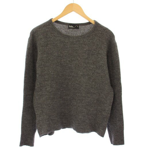 【中古】カラー kolor ニット セーター 長袖 アルパカ 3 グレー 11WCM-N01301 /TK メンズ 【ベクトル ..