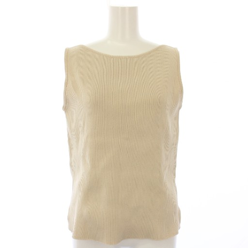 Boat Neck - 【中古】アパルトモン ドゥーズィエムクラス L'Appartement DEUXIEME CLASSE ボートネックノースリーブトップ ニット セーター ベージュ 20080560006610 /TK レディース 【ベクトル 古着】 250901