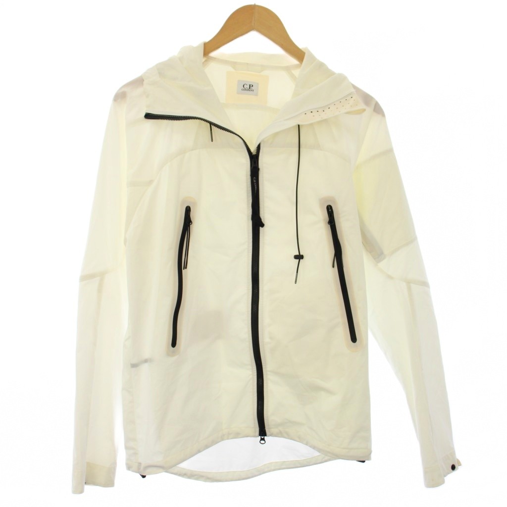 【中古】シーピーカンパニー C.P.COMPANY PRO-TEK HOODED PARKA FULL ZIP JACKET パーカー ジップアップ アイボリー 02CMOW124B /TK メンズ 【ベクトル 古着】 250901