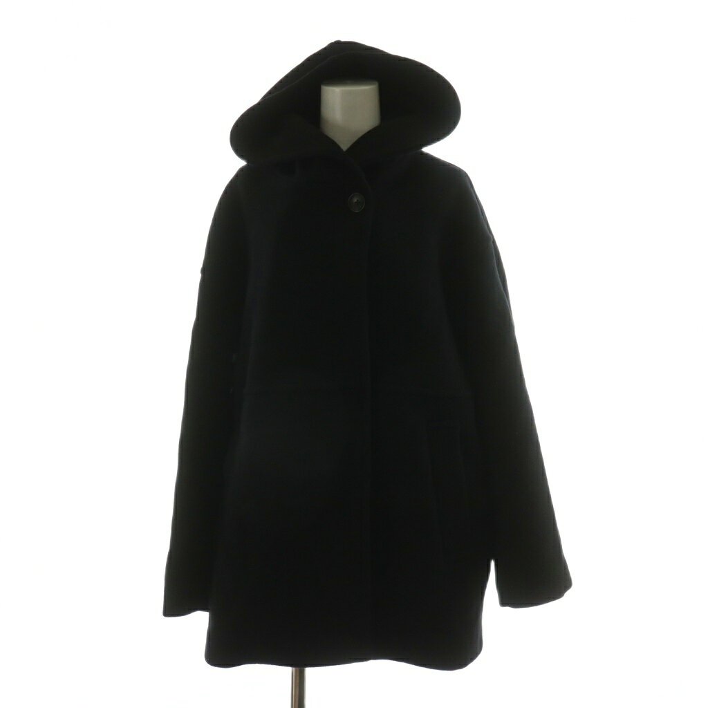 【中古】ジャーナルスタンダード JOURNAL STANDARD 23AW スーパー140モッサフードコート アウター ショート フーディー 36 ブラック 23020400901130 /NQ レディース 【ベクトル 古着】 250906