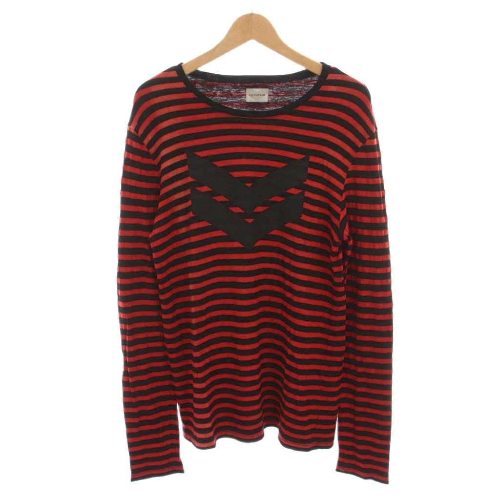 【中古】ロンハーマン ヴィンテージ R.H.vintage CREW L/S STRIPE T クルーネック ...