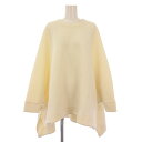 【中古】コグザビッグスモーク COGTHEBIGSMOKE MEGA CREW NECK TOP メガクルーネックトップ スウェット トレーナー 長袖 ドルマンスリーブ ストレッチ 無地 F アイボリー 4101-339-435-1 /BB レディース 【ベクトル 古着】 250904|詳細画像