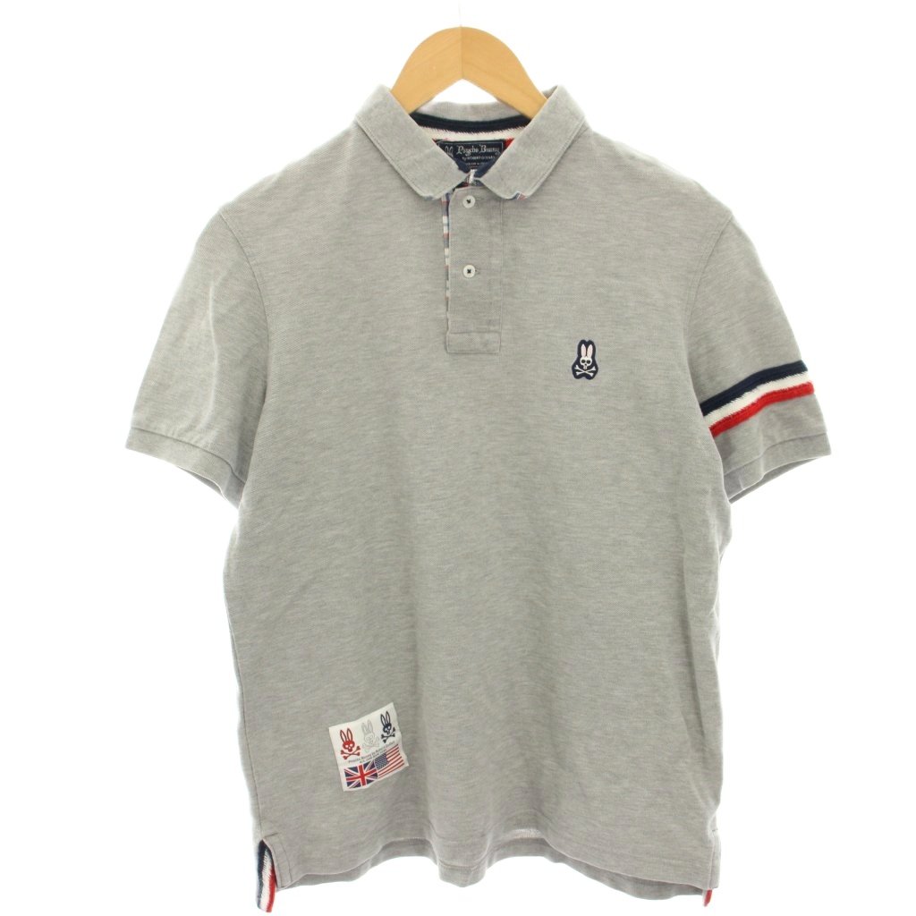【中古】サイコバニー Psycho Bunny ポロシャツ カッ
