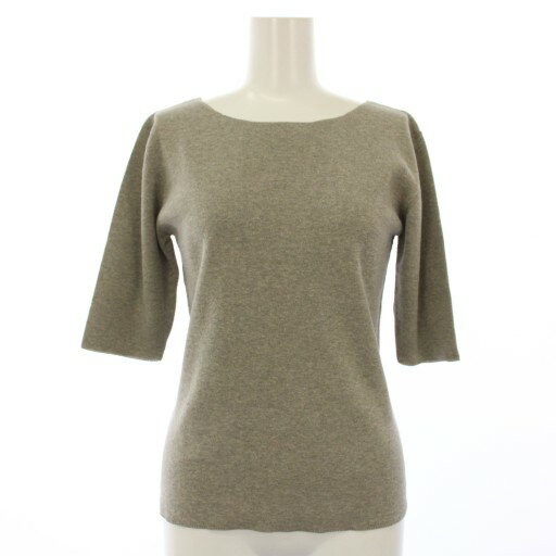 【中古】イエナ IENA ニット セーター 五分袖 グレー 20080900560020 /TK レディース 【ベクトル 古着..