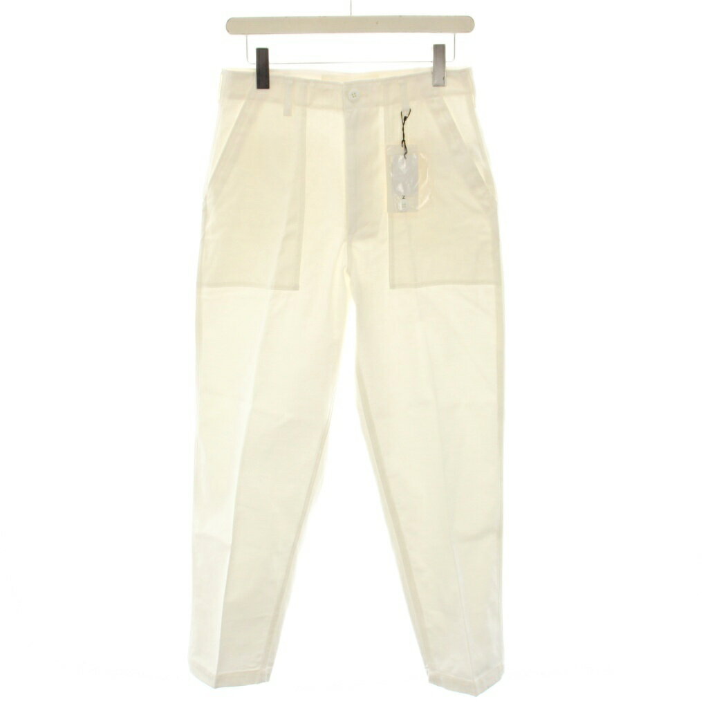 【中古】未使用品 シンゾーン Shinzone ベイカーパンツ BAKER PANTS スラックス ジップフライ タグ付き 38 白 ホワイト 15AMSPA18 /YT レディース 【ベクトル 古着】 250904