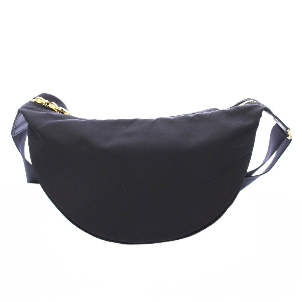 【中古】ヴィオラドーロ VIOLA d'ORO ボディバッグ ショルダーバッグ ナイロン 黒 ブラック /BB レディース 【ベクトル 古着】 250911
