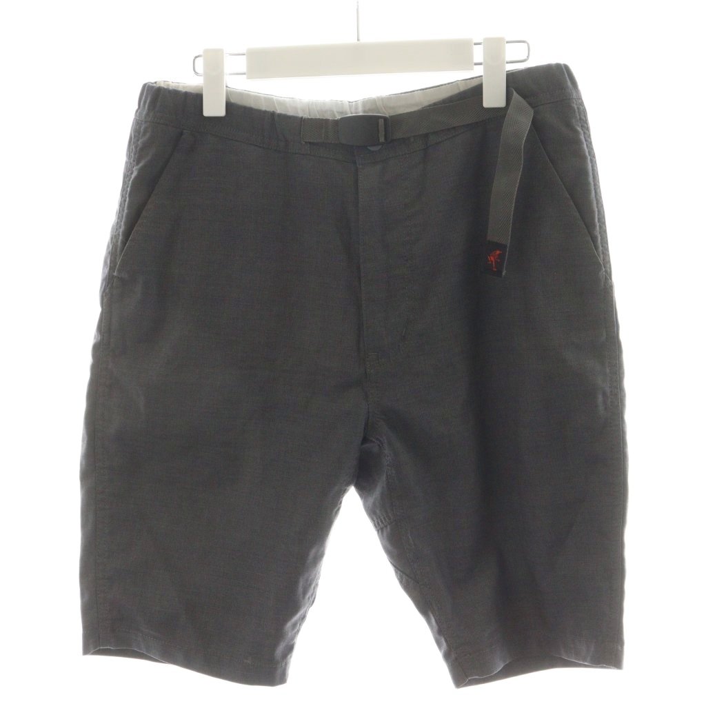 【中古】グラミチ GRAMICCI × ノンネイティブ NONNATIVE B印 YOSHIDA 別注 CLIMBER EASY SHORTS ショートパンツ ハーフパンツ ロゴ 1 グレー NN-P2155 /AN21 メンズ 【ベクトル 古着】 250911