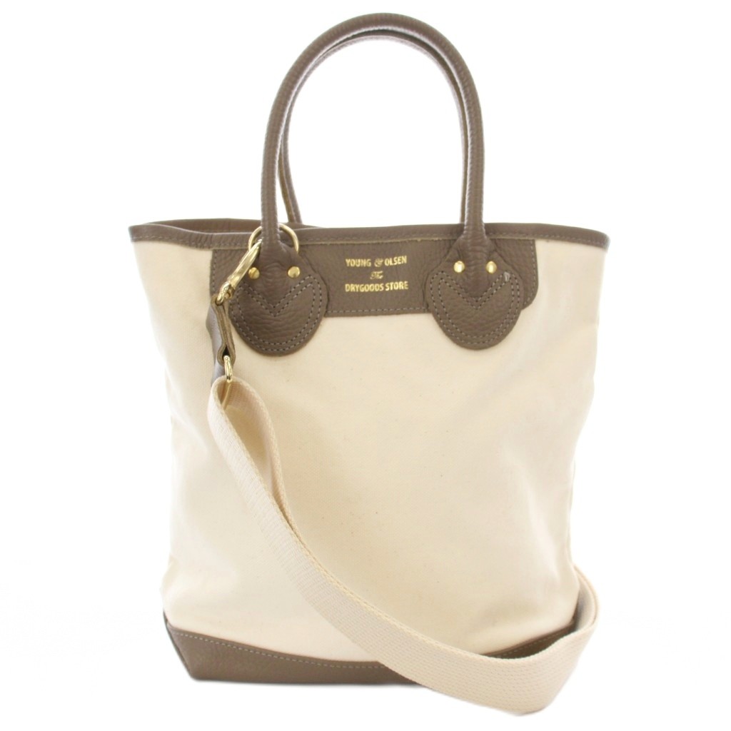 【中古】ヤングアンドオルセン YOUNG & OLSEN ハンドバッグ ショルダーバッグ 2WAY 白 ブラウン /TK レディース 【ベクトル 古着】 250915