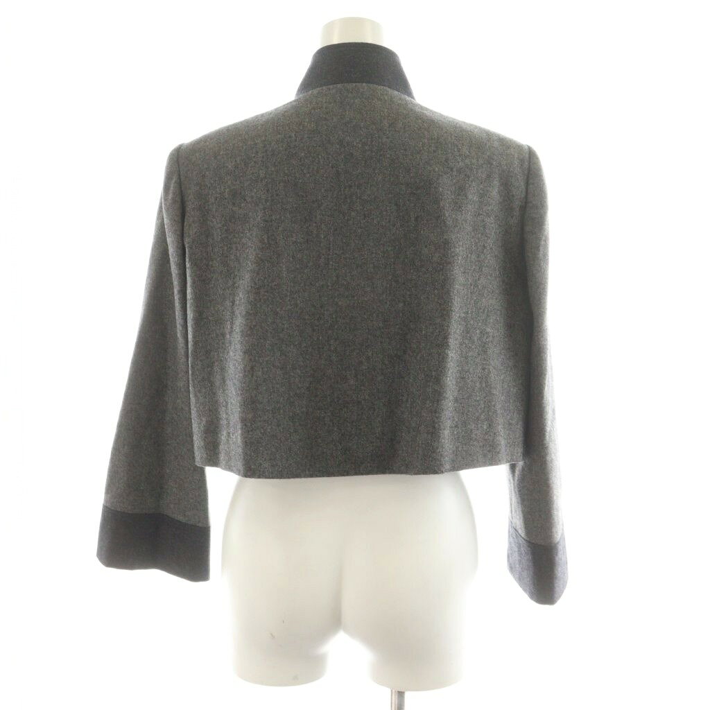 ブランド古着ベクトルプレミアム店の【中古】ミス アシダ miss ashida ブルゾン ジャケット スタンドカラー ジップアップ ウール 9 グレー /AN17 レディース 【ベクトル 古着】 250922｜アングル3