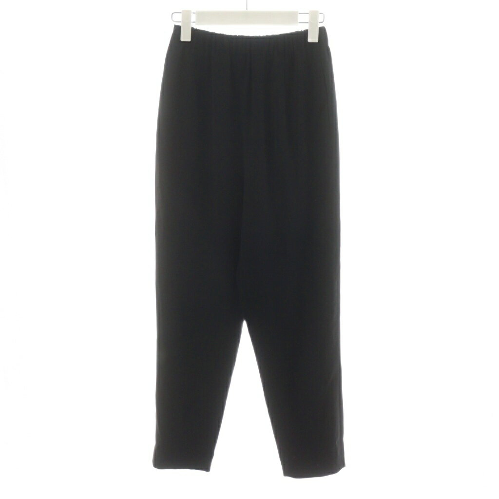 ����šۥ���ե���� ENFOLD 22AW PE���֥륯���� Relax TROUSERS ���������ѥ�� 34 �� �֥�å� 300FA631-1220 /...