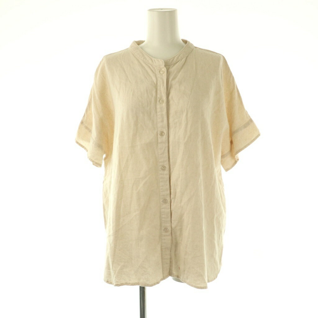 Other - 【中古】アーバンリサーチ URBAN RESEARCH ITEMS シャツ ブラウス 半袖 リネン F キナリ /DO レディース 【ベクトル 古着】 251006