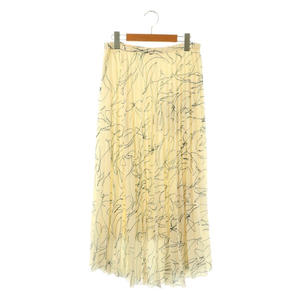 【中古】クードシャンス CdeC COUP DE CHANCE プリーツスカート ロング 総柄 38 アイボリー /DF レディース 【ベクトル 古着】 260109ブランドクードシャンス CdeC COUP DE CHANCE表記サイズ3...