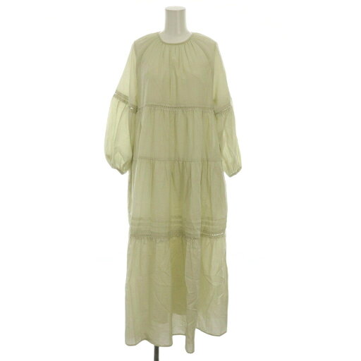 【中古】ミラオーウェン Mila Owen 24SS ハシゴレースティアードワンピース ロング 長袖 0 アイボリー 09WFO241126 /YM レディース 【ベクトル 古着】 251007 vectorpremium-18670630 ブランド古着ベクトルプレミアム店 パッケージ画像