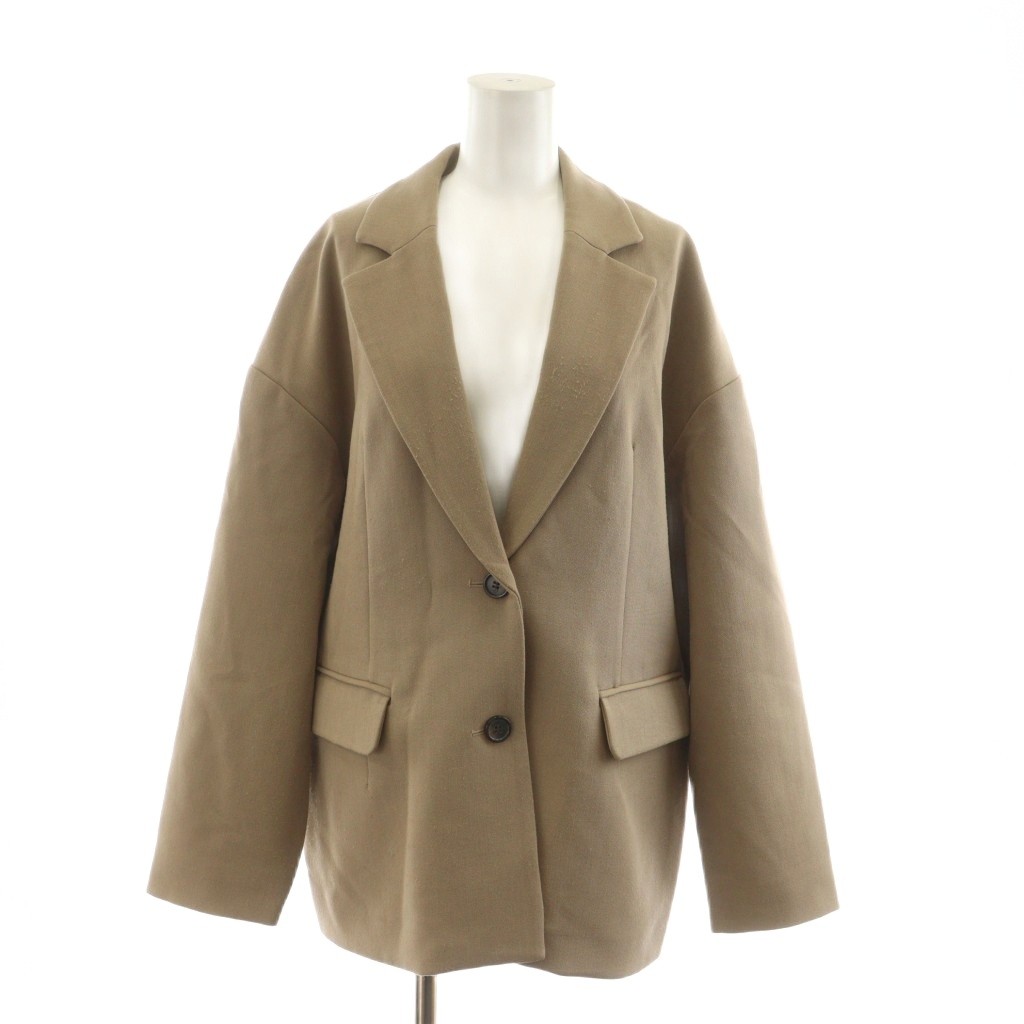 【中古】マウジー MOUSSY テーラードジャケット 1 茶 ブラウン 010DAG30-6520 /RR レディース 【ベクトル 古着】 251027ブランドマウジー MOUSSY表記サイズ1実寸サイズ肩幅：55cm　身幅：54cm　着丈...