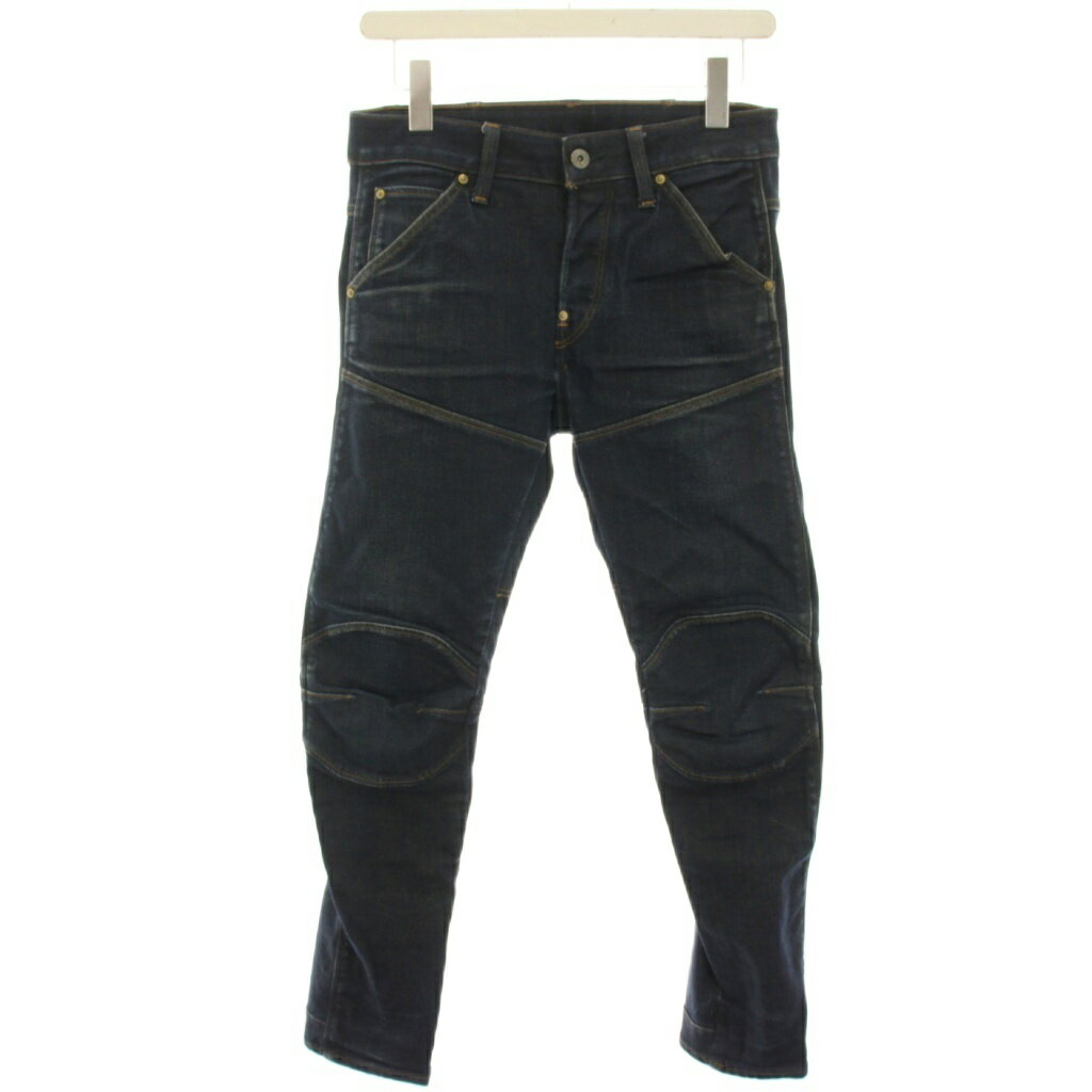 【中古】ジースターロウ G-Star RAW 5620 3D SLIM デニムパンツ ジーンズ バイカーパンツ W28 L30 インディゴ 51025 8082 1241 /HN メンズ 【ベクトル 古着】 251017