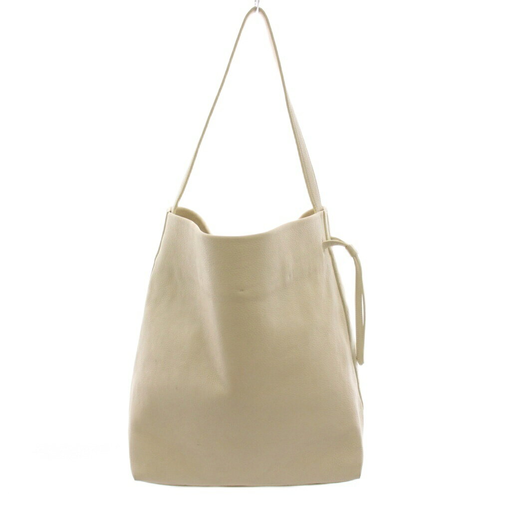 楽天ブランド古着ベクトルプレミアム店【中古】メアリーオルターナ MARY AL TERNA WRAPPING トートバッグ ワンショルダー レザー アイボリー /YM レディース 【ベクトル 古着】 251021