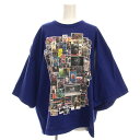 【中古】カラー kolor プリントTシャツ カットソー 半袖 1 青 25SCL-T09209 /YM レディース 【ベクトル 古着】 251014