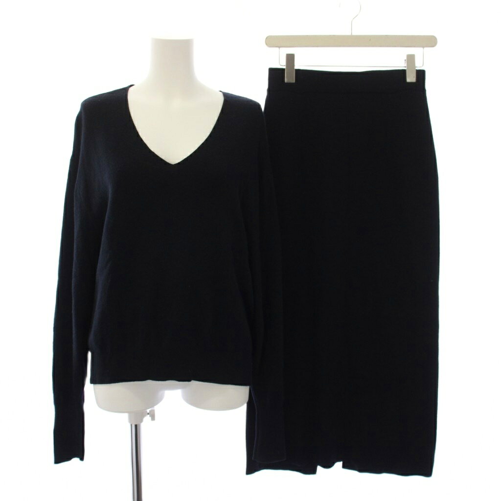 【中古】アルアバイル allureville ニット セットアップ セーター 長袖 タイトルカート ロング 2 黒 /JP レディース 【ベクトル 古着】 260423ブランドアルアバイル allureville表記サイズ2実寸サイズジャケット 肩幅：49cm　ジャケット 身幅：52cm　ジャケット 袖丈：60.5cm　ジャケット 着丈：56.5cm　スカート ウエスト：64cm　スカート ヒップ：84cm　スカート丈：86cm　　素材毛色紺 ネイビー状態スリットに破れがあり、全体的に毛羽立っています。 ※全体的に中古品としての使用感と上記のようなダメージがあります。掲載写真や記載内容をご確認の上ご購入ください。付属品ペチコート商品のお問い合わせの回答を休止しております。＊各商品ページの商品詳細等をご確認の上ご購入ください。【中古】アルアバイル allureville ニット セットアップ セーター 長袖 タイトルカート ロング 2 黒 /JP レディース 【ベクトル 古着】 260423状態ランク　”B”詳細については、下記および「状態ランクについて」ページをご覧ください。未使用・新品の商品ほぼ新品同様の商品使用感が少なく、かなり状態の良い商品使用感はあるが、傷や汚れの少ない商品使用感の他、傷や汚れが見られる商品かなり大きな傷みがある難あり商品※S〜CランクはUSED品となりますので、使用感をご理解の上でご入札下さい。状態ランクについてinformationブランドアルアバイル allureville表記サイズ2実寸サイズジャケット 肩幅：49cm　ジャケット 身幅：52cm　ジャケット 袖丈：60.5cm　ジャケット 着丈：56.5cm　スカート ウエスト：64cm　スカート ヒップ：84cm　スカート丈：86cm　　素材毛色紺 ネイビー状態スリットに破れがあり、全体的に毛羽立っています。 ※全体的に中古品としての使用感と上記のようなダメージがあります。掲載写真や記載内容をご確認の上ご購入ください。付属品ペチコート商品のお問い合わせの回答を休止しております。＊各商品ページの商品詳細等をご確認の上ご購入ください。本商品は一点物です他サイトや店舗にて販売している商品です。多少のお時間差にて欠品になることもございます。予めご了承頂ますようお願い致します。ベクトル・サイズガイドはこちらこの商品と同じブランドの商品を見る